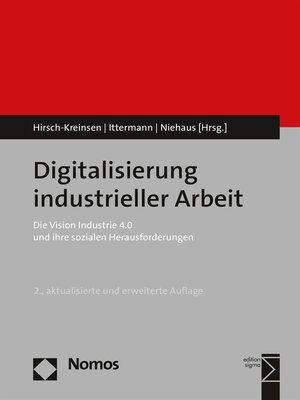 cover image of Digitalisierung industrieller Arbeit